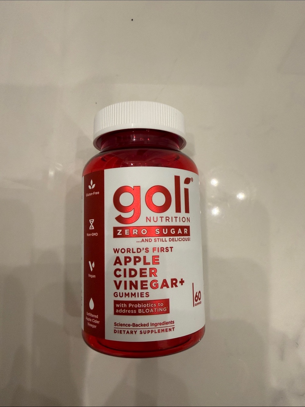 Gold nutrition Apple Cider Vinegar Gummies — Red